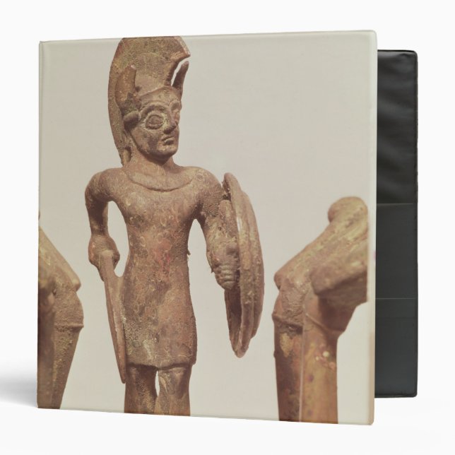 Figurine of a warrior, c.490 BC 3 Ring Binder (Front/Inside)