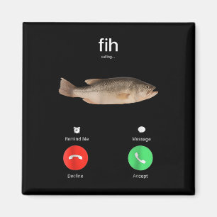 Fih Calling Remind Me Message Decline Accept Phone Magnet