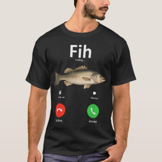 Fih Calling Remind Me Message Decline Accept T-Shirt