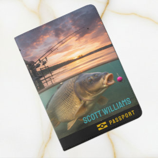 Fiherman Passport, Name, Holiday, Carp Fishing Passport Holder