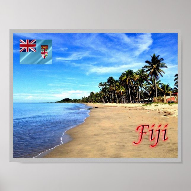 Fiji -  Beach - Poster (Front)