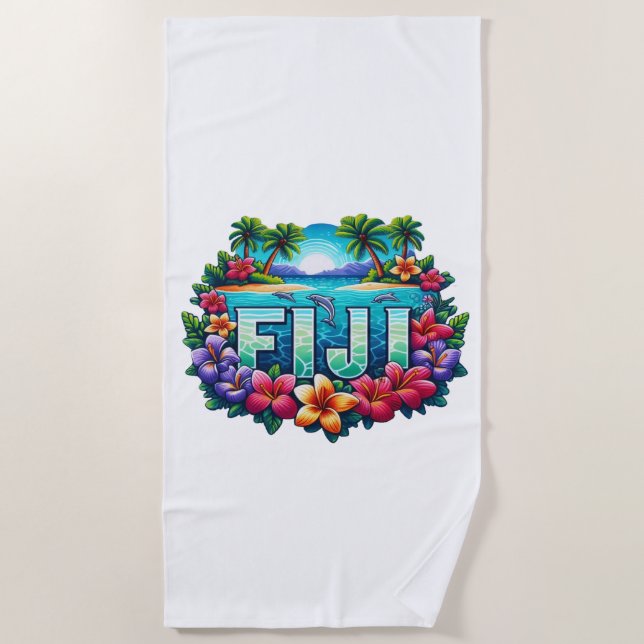 Fiji Beach Towel (Front)