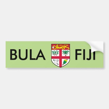 Fiji Bumper Sticker by Tongani at Zazzle