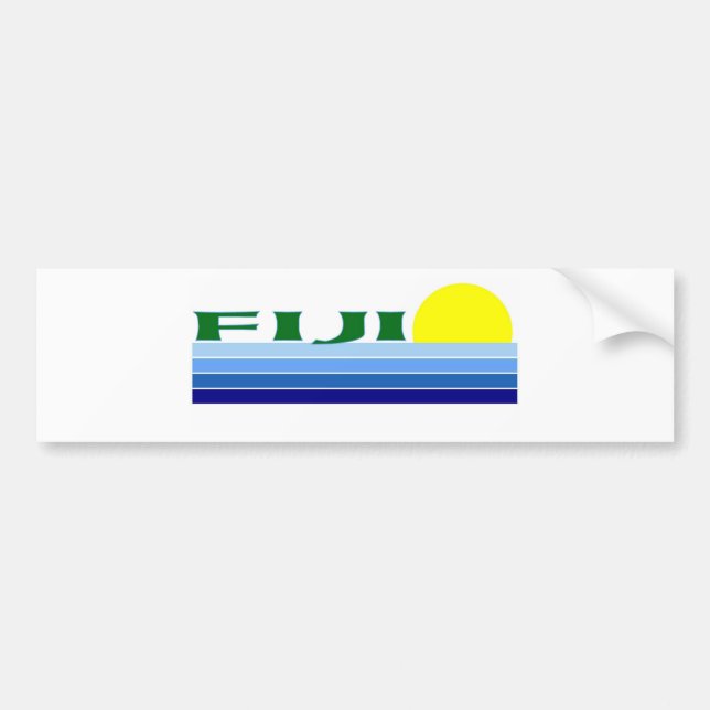 Fiji Bumper Sticker (Front)