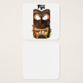 Fiji carved mask (Front & Back)