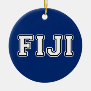 Fiji Ceramic Ornament