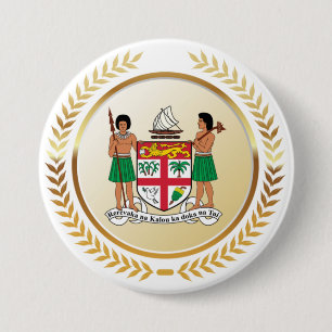 Fiji Coat of Arms Button