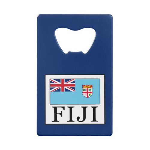 Fiji Credit Card Bottle Opener