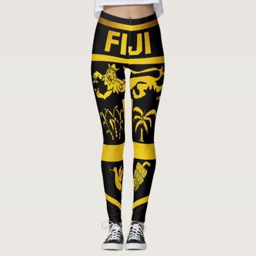 Fiji Emblem Leggings