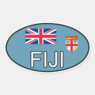 Fiji Euro Sticker