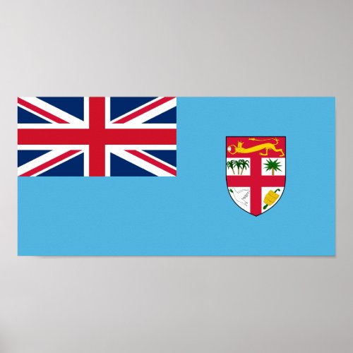 Fiji Fiji flag Poster