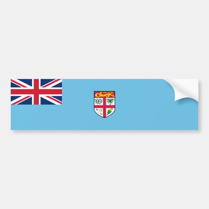 Fiji/Fijian Flag Bumper Stickers