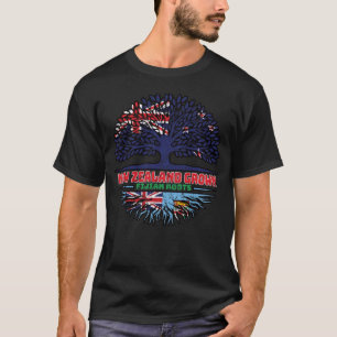 Fiji Fijian New Zealander New Zealand Tree Roots T-Shirt