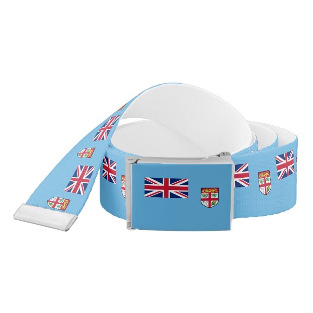 Fiji Flag Belt (Snake)