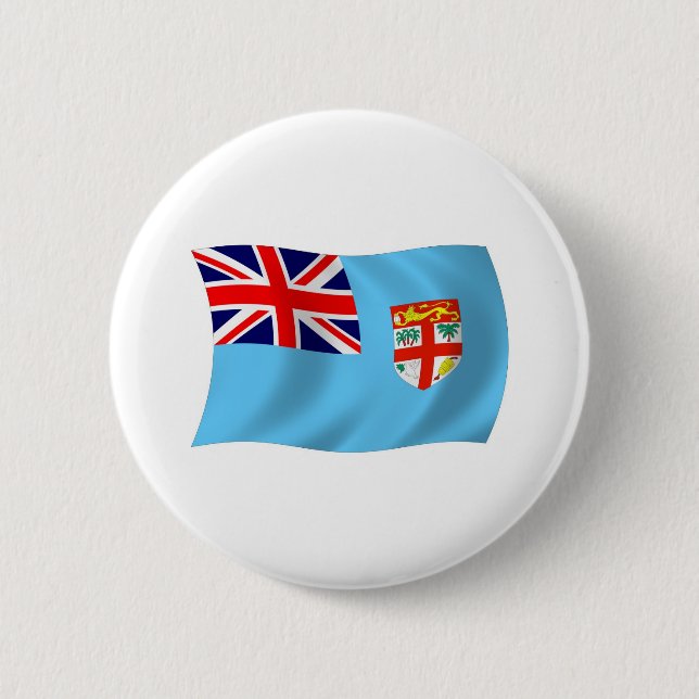 Fiji Flag Button (Front)