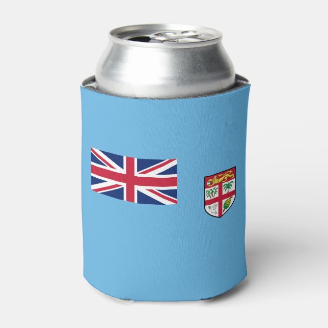 Fiji Flag Can Cooler (Can Front)