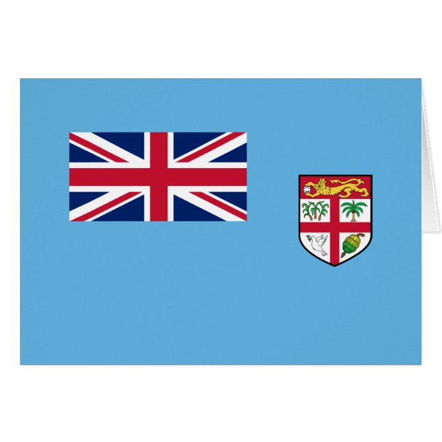 Fiji Flag Cards (Front Horizontal)