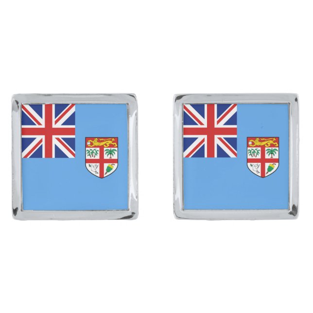 Fiji Flag Cufflinks (Front)