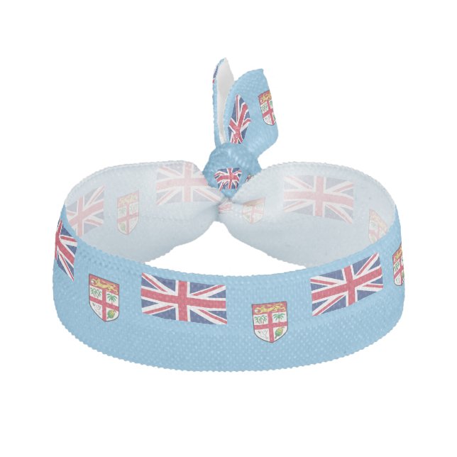 Fiji Flag Elastic Hair Tie (Front)