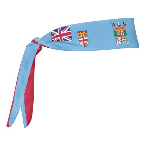 Fiji Flag Elegant Patriotic Tie Headband