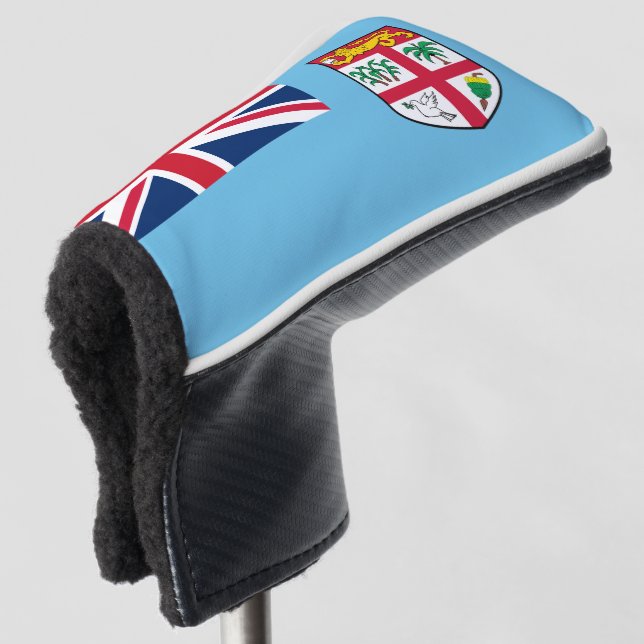 Fiji Flag Golf Head Cover (3/4 Front)