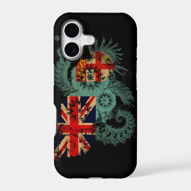 Fiji Flag Iphone Case (Back)