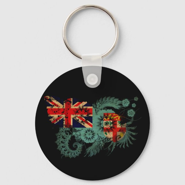 Fiji Flag Keychain (Front)