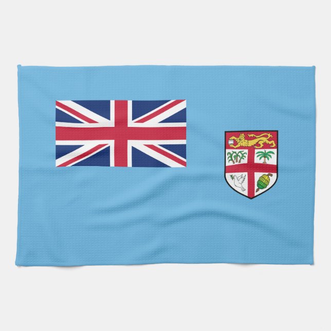 Fiji Flag Kitchen Towel (Horizontal)