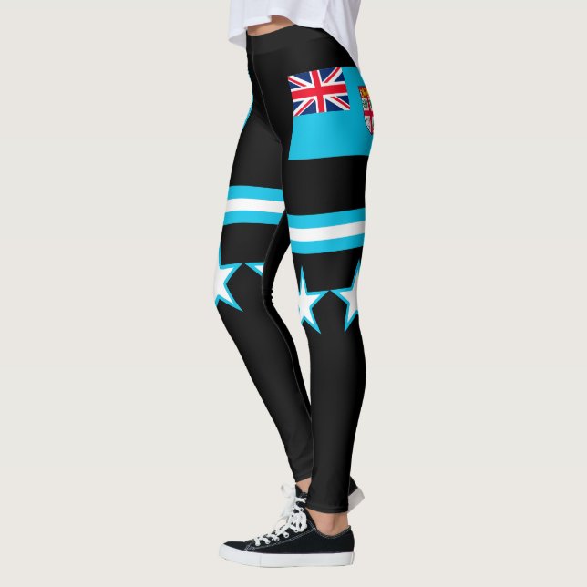 Fiji Flag Leggings (Left)