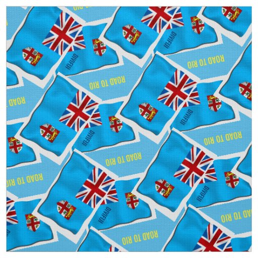 FIJI FLAG MATERIAL FABRIC