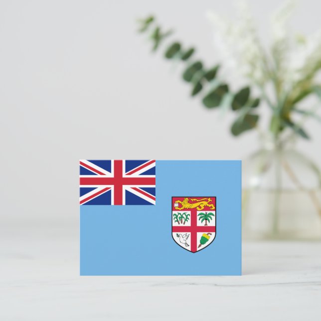 Fiji flag note card (Standing Front)
