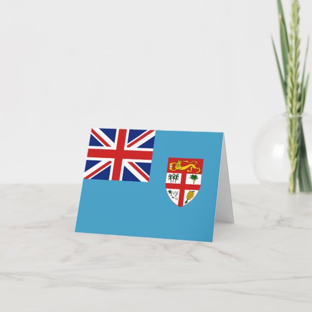 Fiji Flag Notecard (Front)
