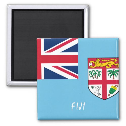 Fiji flag  Oceania holidaysports fans Magnet