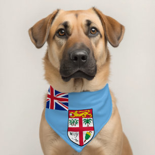 Fiji flag pet bandana collar