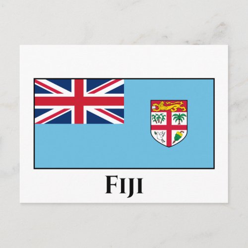 Fiji Flag Postcard