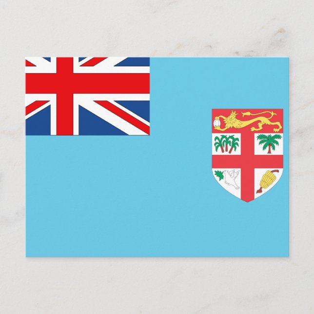 Fiji Flag Postcard (Front)