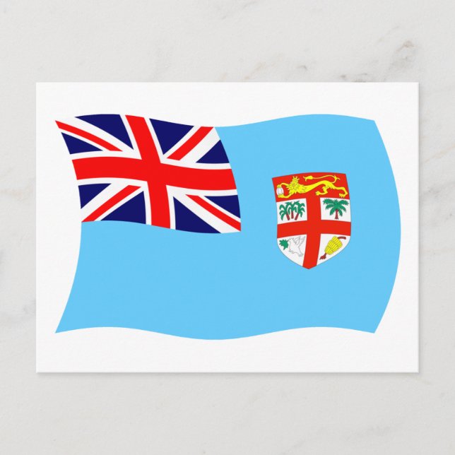Fiji Flag Postcard (Front)