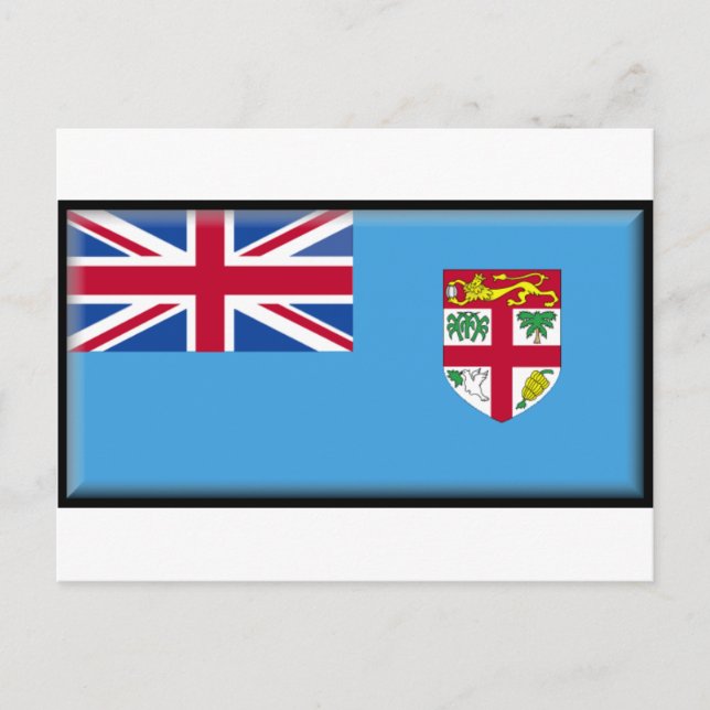 Fiji Flag Postcard (Front)