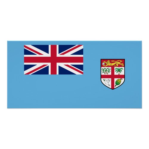 Fiji Flag Poster