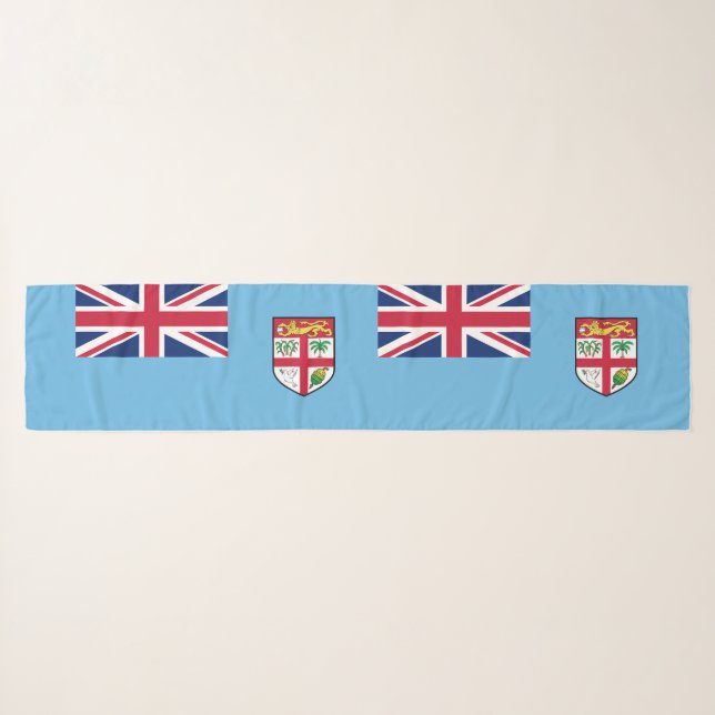Fiji Flag Scarf (Front (Horizontal))