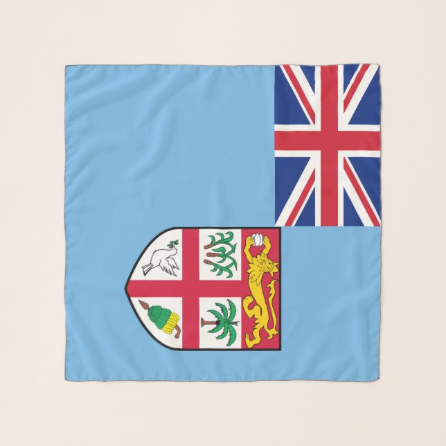 Fiji flag scarf (Front (Horizontal))