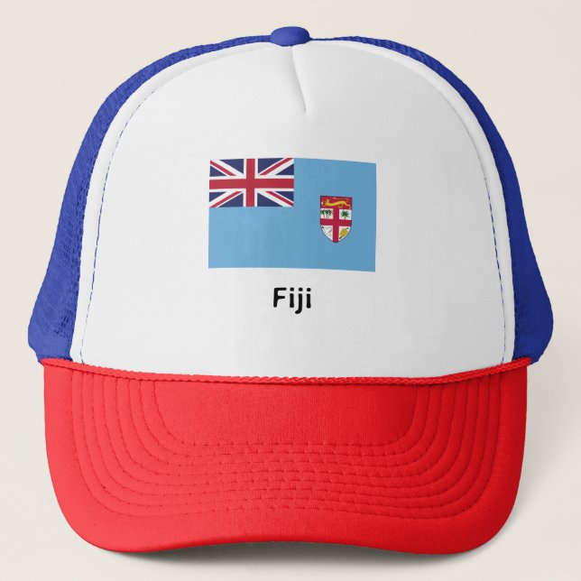 Fiji Flag Trucker Hat (Front)