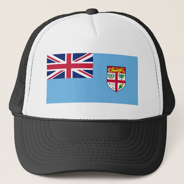 Fiji Flag Trucker Hat (Front)