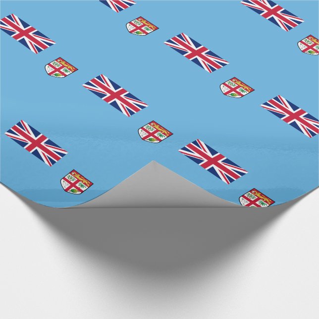 Fiji Flag Wrapping Paper (Corner)