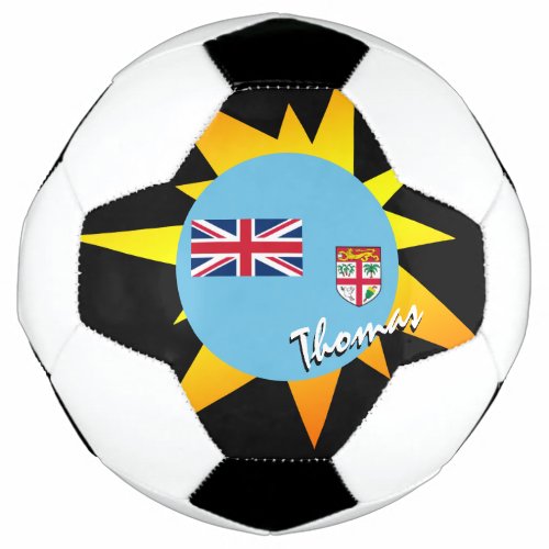 Fiji Football  Fijian Flag  BANG Soccer Ball