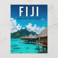 🏝️ Fiji Island Paradise Luxury Travel Decor 🌊