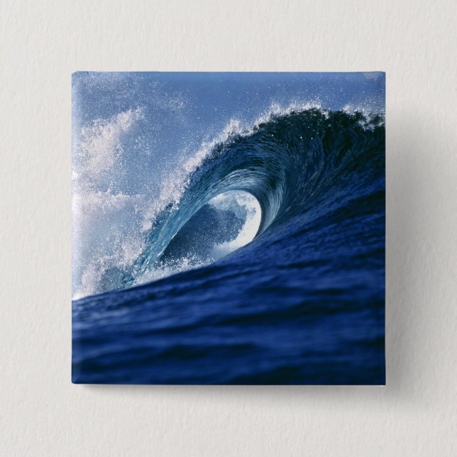 Fiji Islands, Tavarua, Cloudbreak. A wave Button (Front)