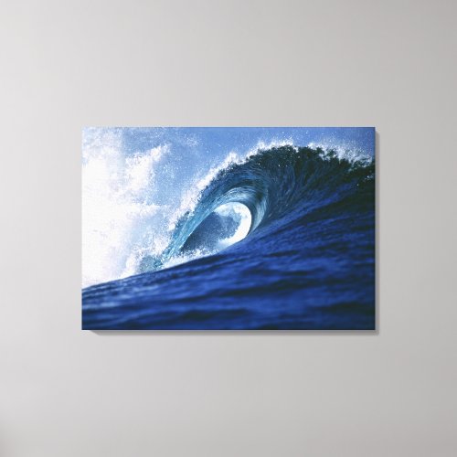 Fiji Islands Tavarua Cloudbreak A wave Canvas Print