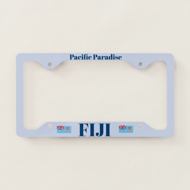 Fiji License Plate Frame (Front)