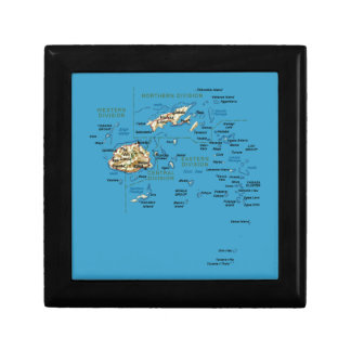 Fiji Map Gift Box